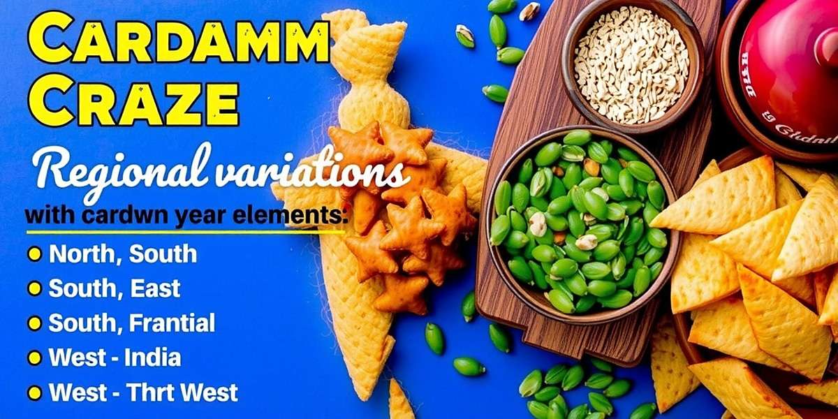 Cardamom Craze regional variations showcase with different Indian cultural elements from North, South, East and West India