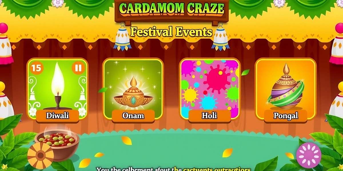 Cardamom Craze festival events showcase with Diwali, Onam, Holi and Pongal celebrations in the game